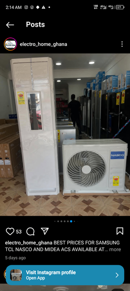 Nasco air conditioner (1.5HP)