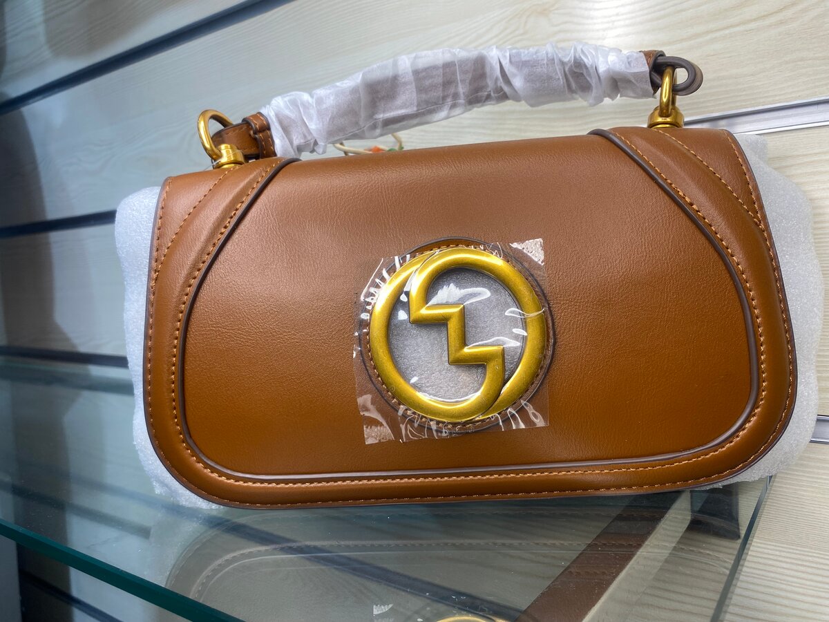 Sac à main élégant cuir marron