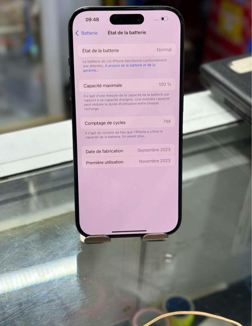 iPhone 15 Pro 128GB Noir