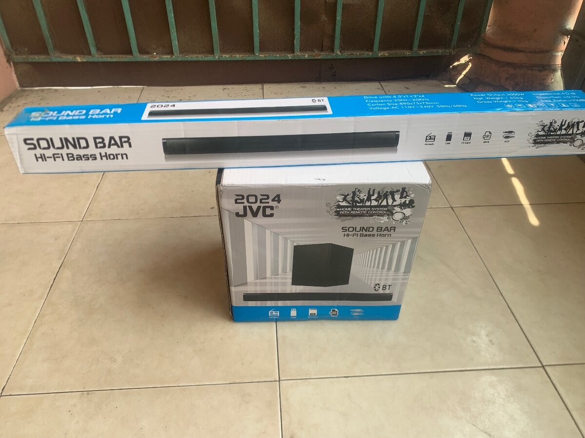 Jvc soundbar with woofer