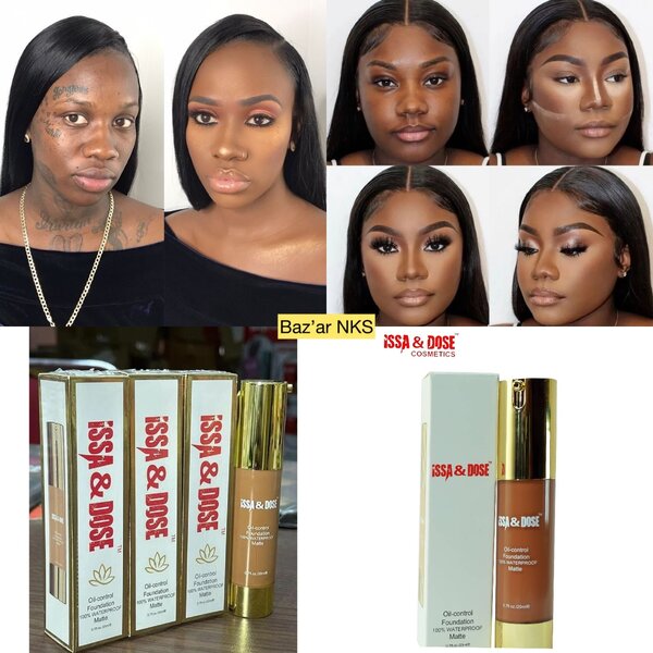 Camoufle les taches et tatouages, réduit lexcès de sébum