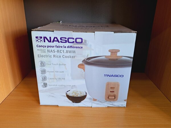 Wooden design Nasco Electric Rice cooker 1.8 litres