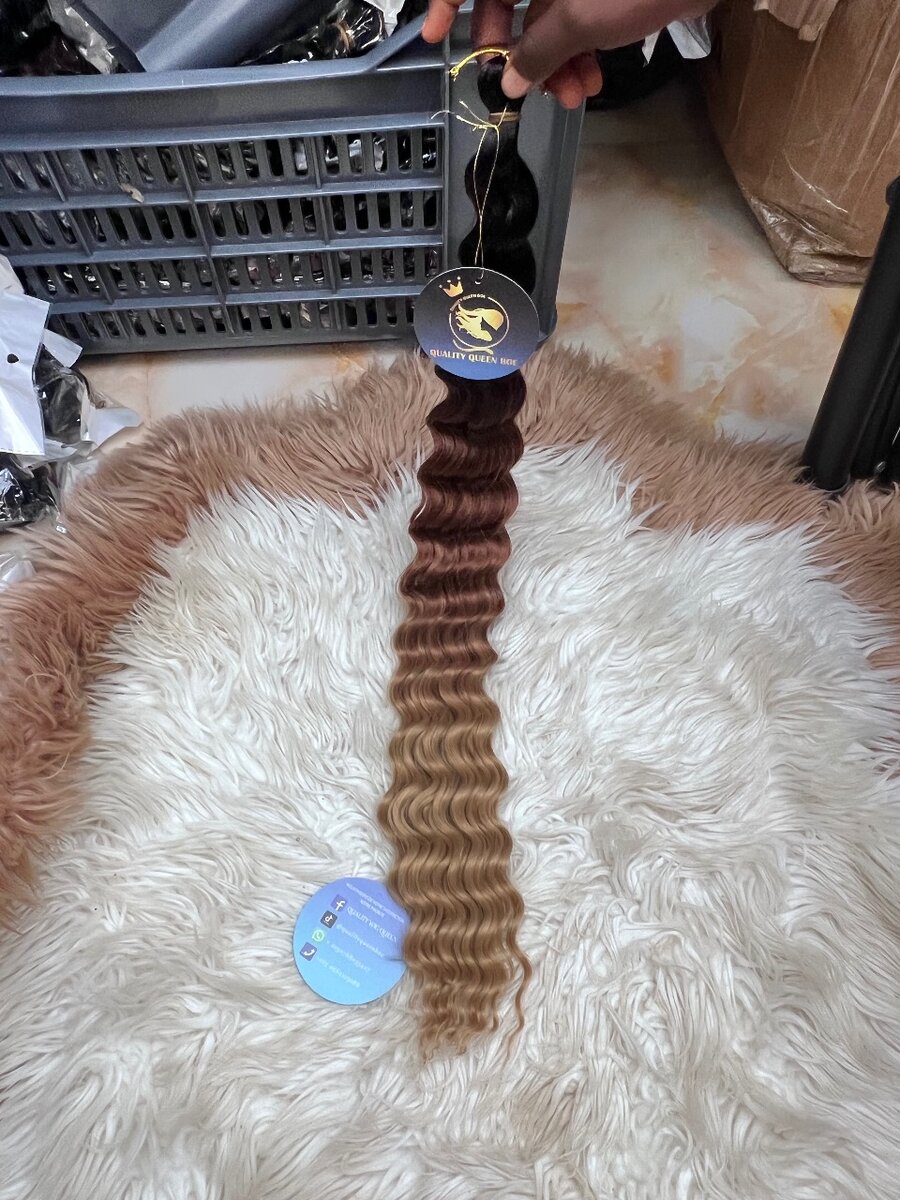 Extensions tressées ombrées