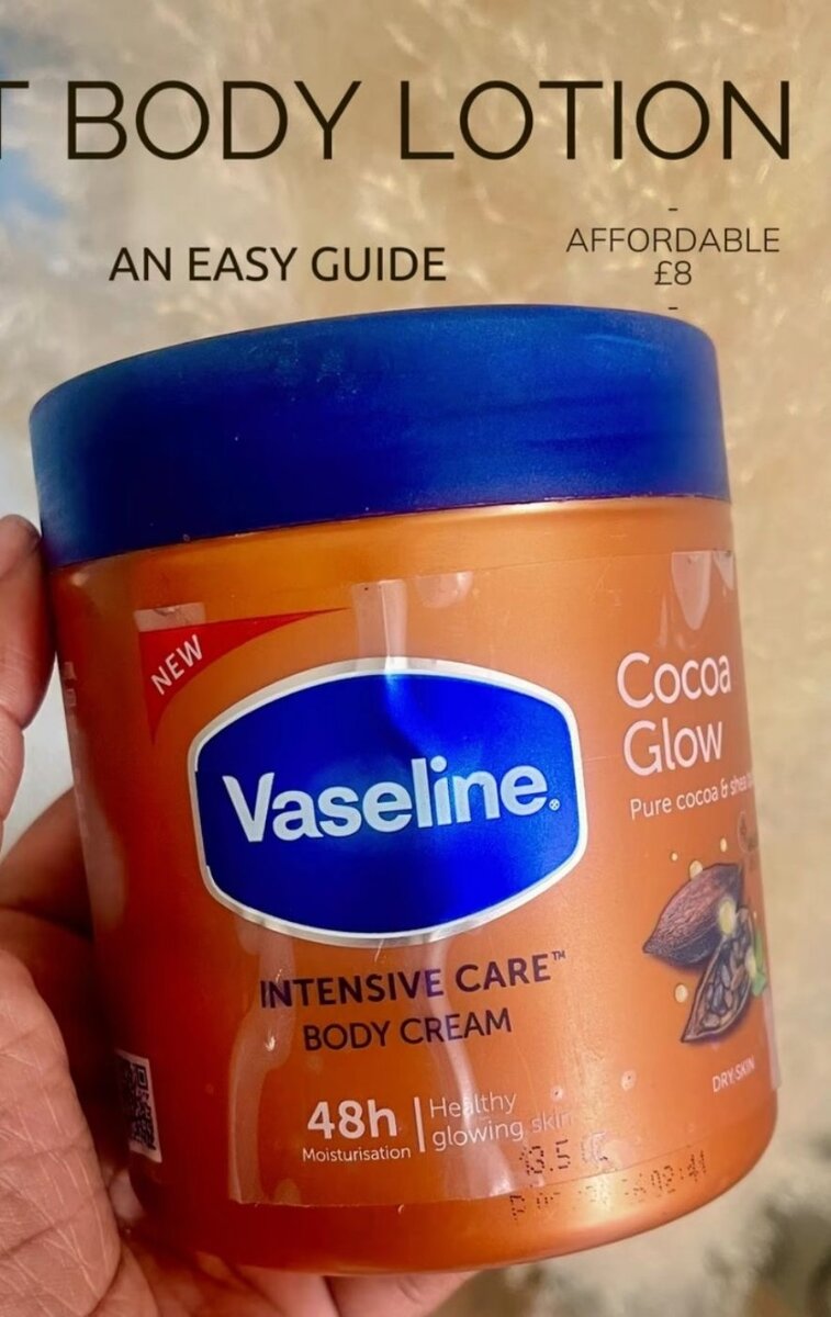 Vaseline Cocoa Glow Crème