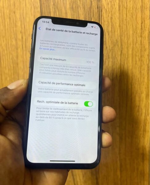 iPhone X 64GB Noir Débloqué