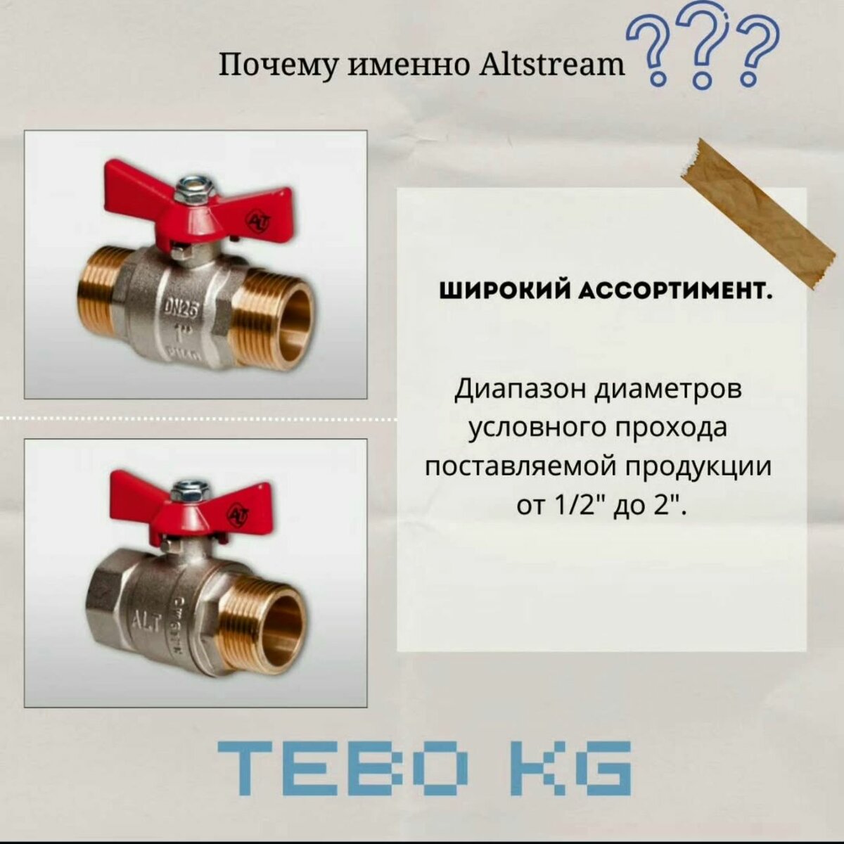 Крана шаравой PN 40 бабочка