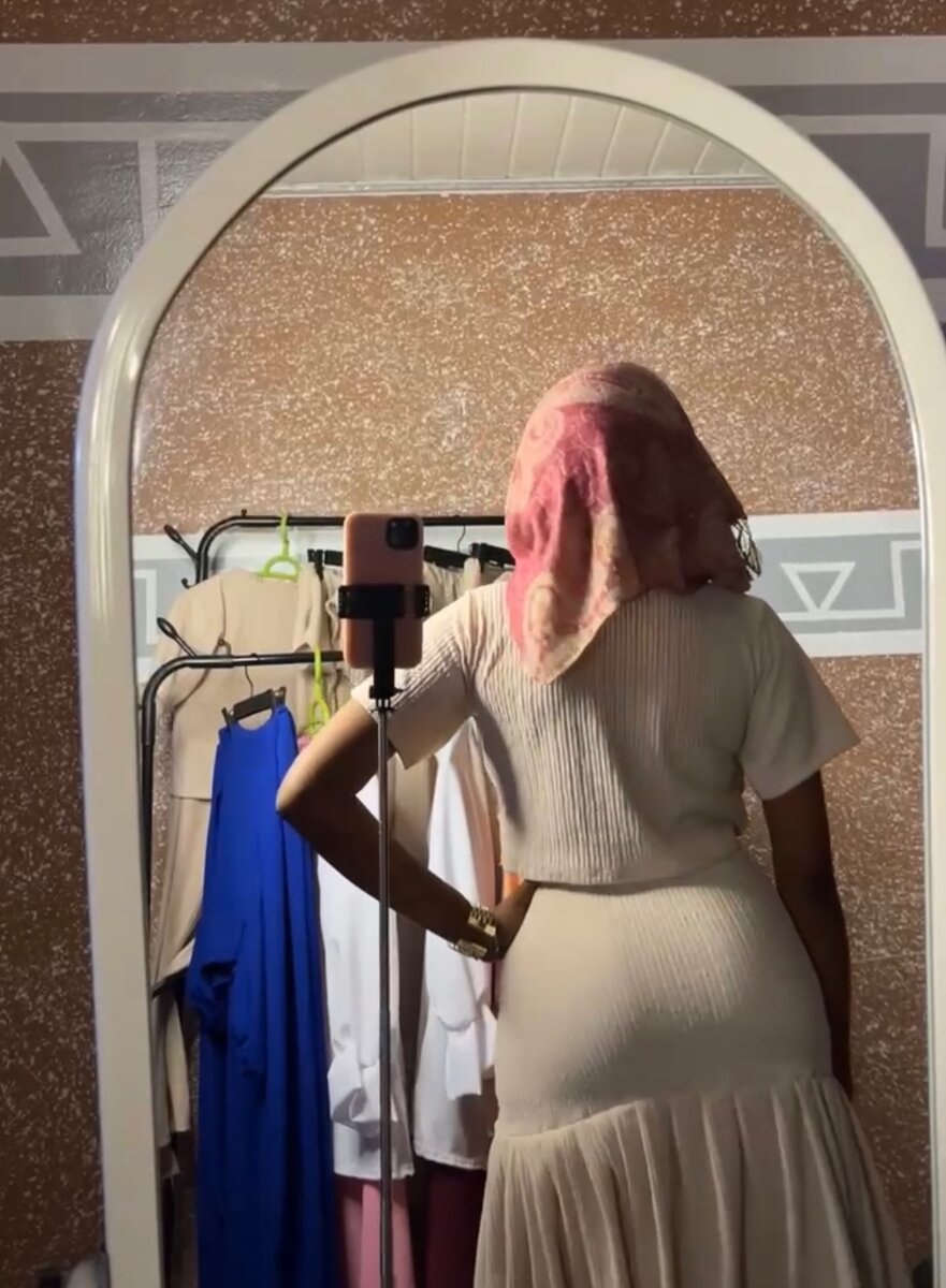 Ensemble jupe top texturé