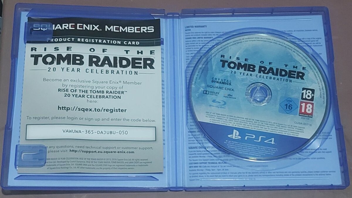 Cd ps4 (Tomb Raider)