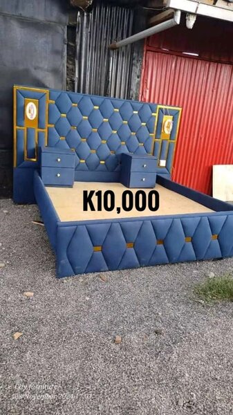 Beautiful and comfortable double bed with headboard