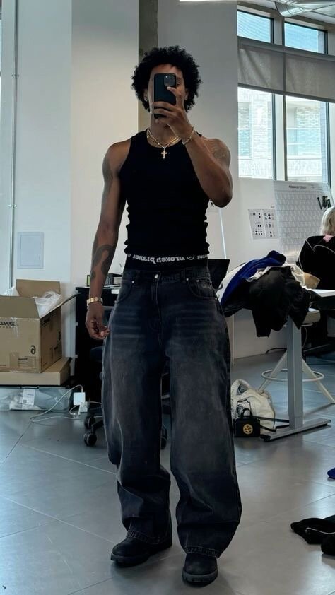 Jean ample pour hommes