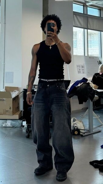 Jean ample pour hommes