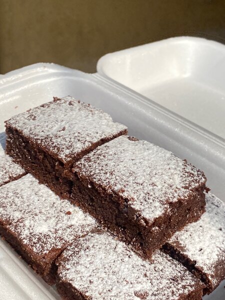 Brownies sucre glace