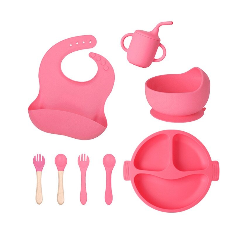 Silicone Baby feeding Set