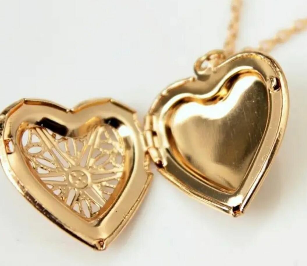 Collier Médaillon en coeur
