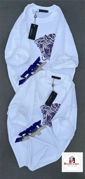 T-shirt imprimé blanc tendance