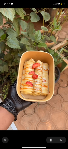 Crêpes sucrées délicieuses