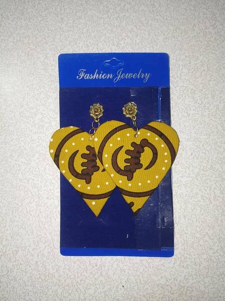 African Print earrings