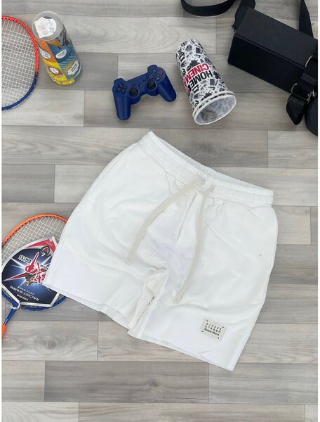Shorts de sport blancs unisexes