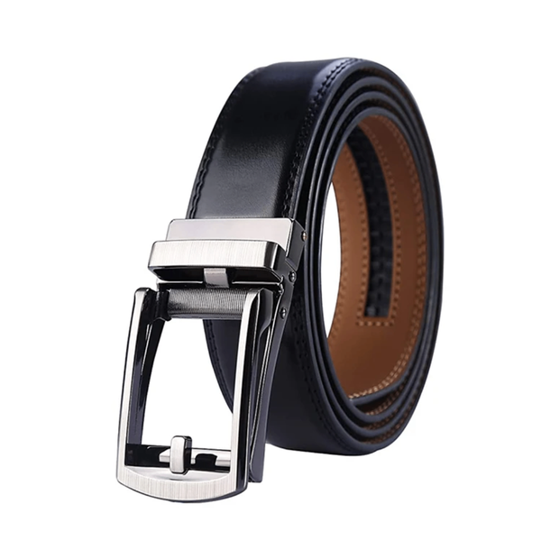 Ceinture en cuir noir élégante