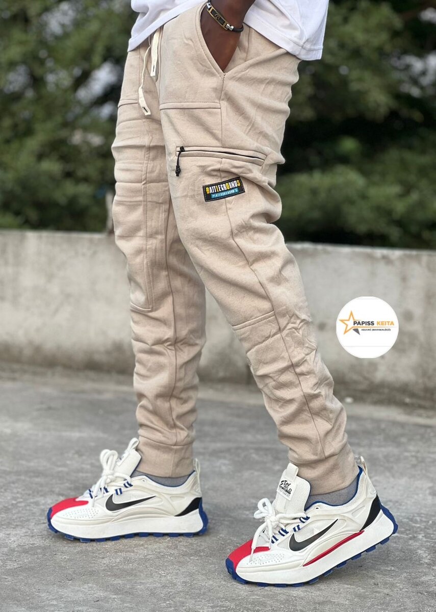 Pantalon cargo décontracté homme