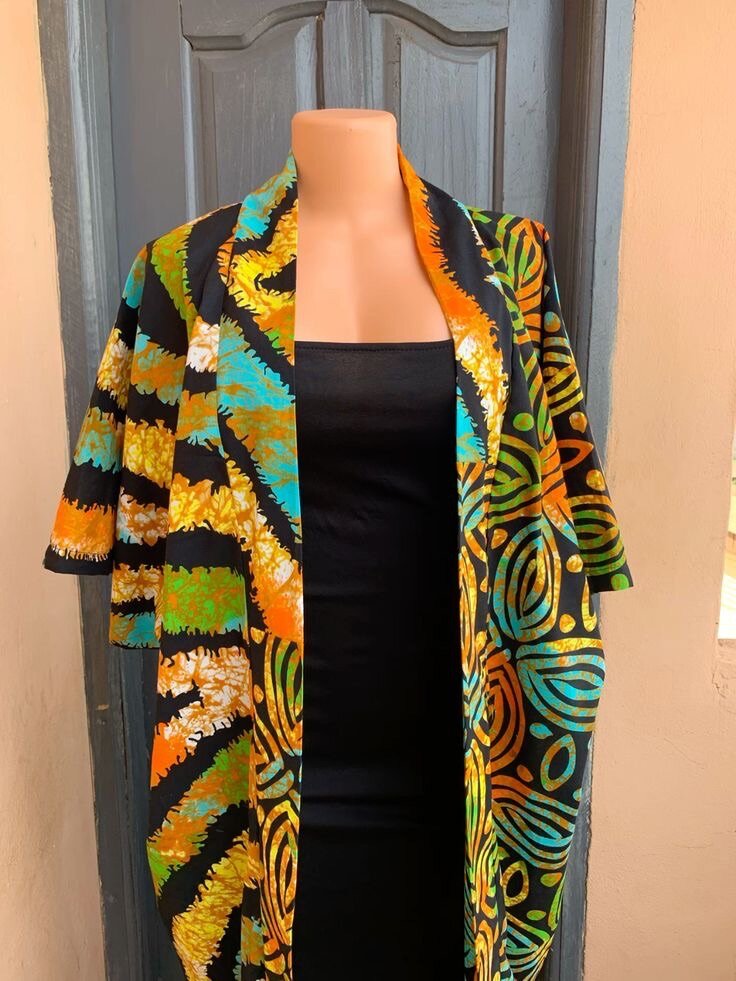 African designed kimono