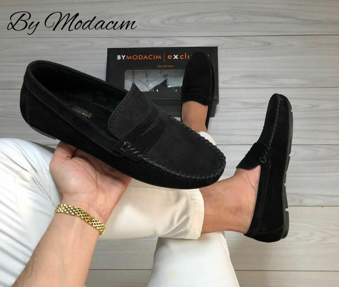 Mocassins en cuir tendance