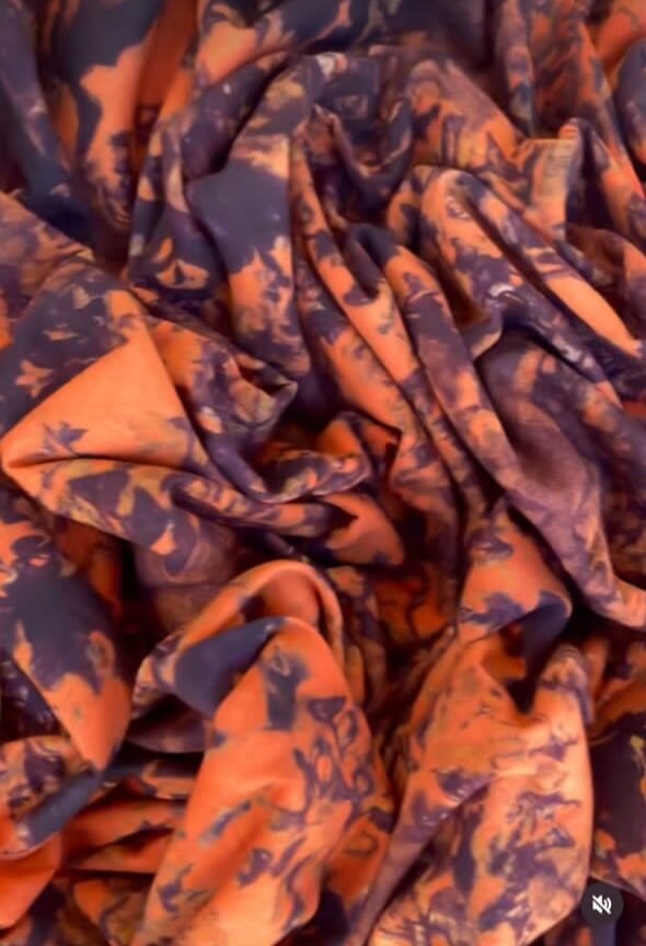 Hand Dyed Batik fabric