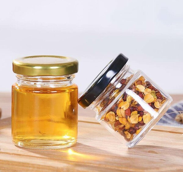 Glass bottles,jam, candle,etc