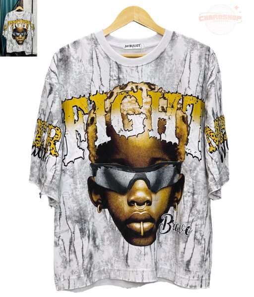 T-shirt oversize graphique