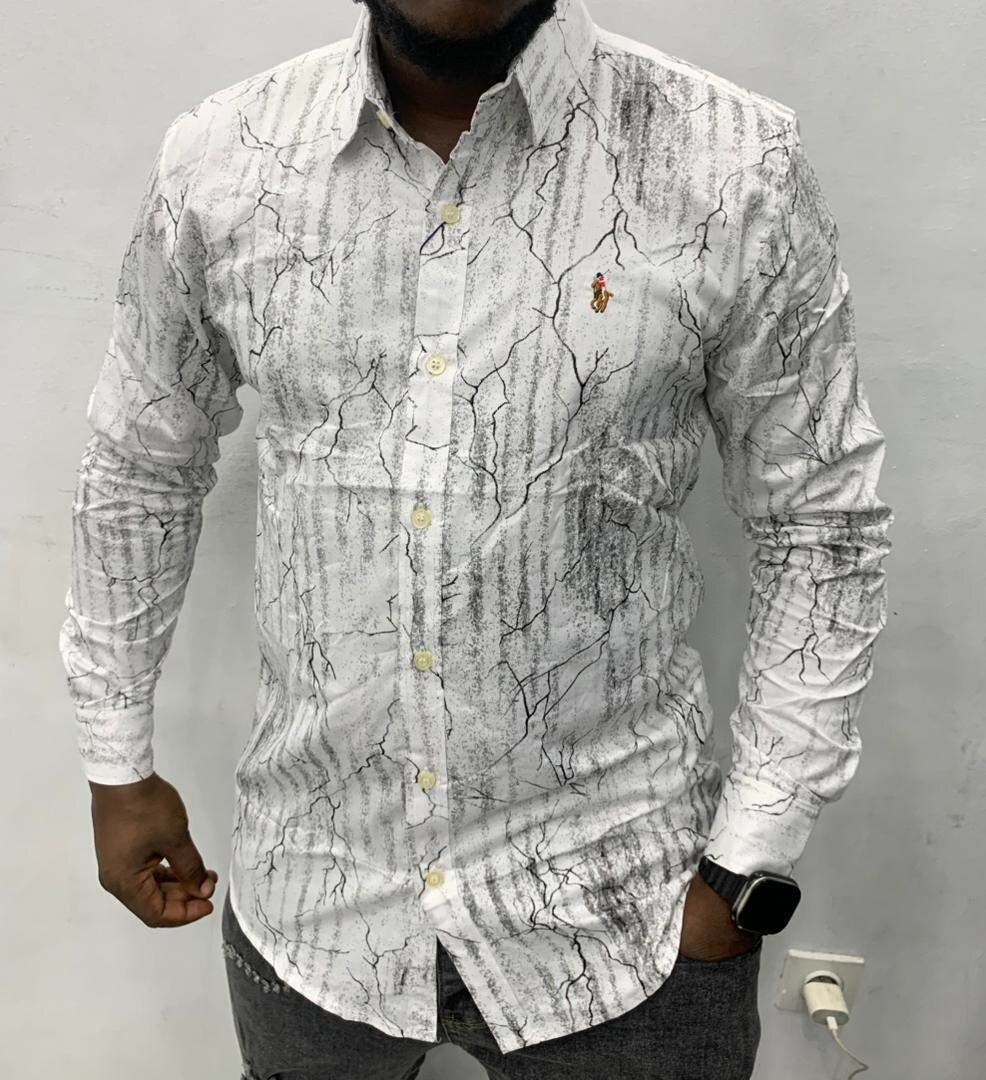 Chemise homme élégante à motifs