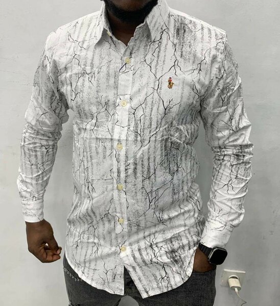 Chemise homme élégante à motifs