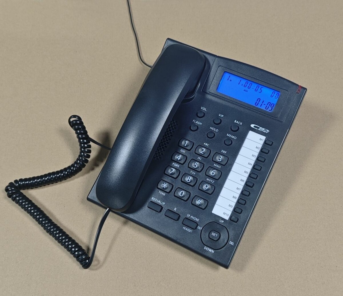 Téléphone fixe moderne