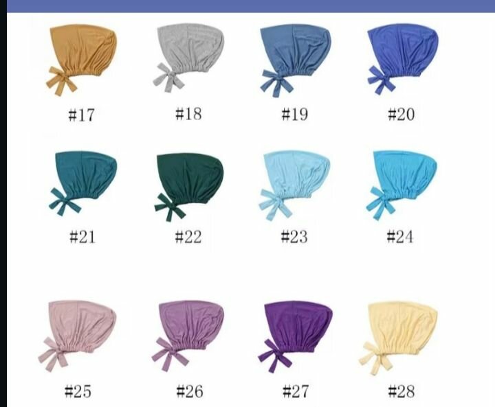 Bonnet Hijab Turban - Multicouleurs