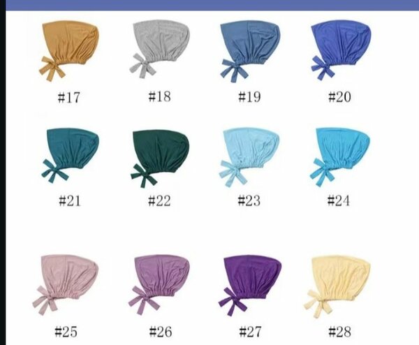 Bonnet Hijab Turban - Multicouleurs