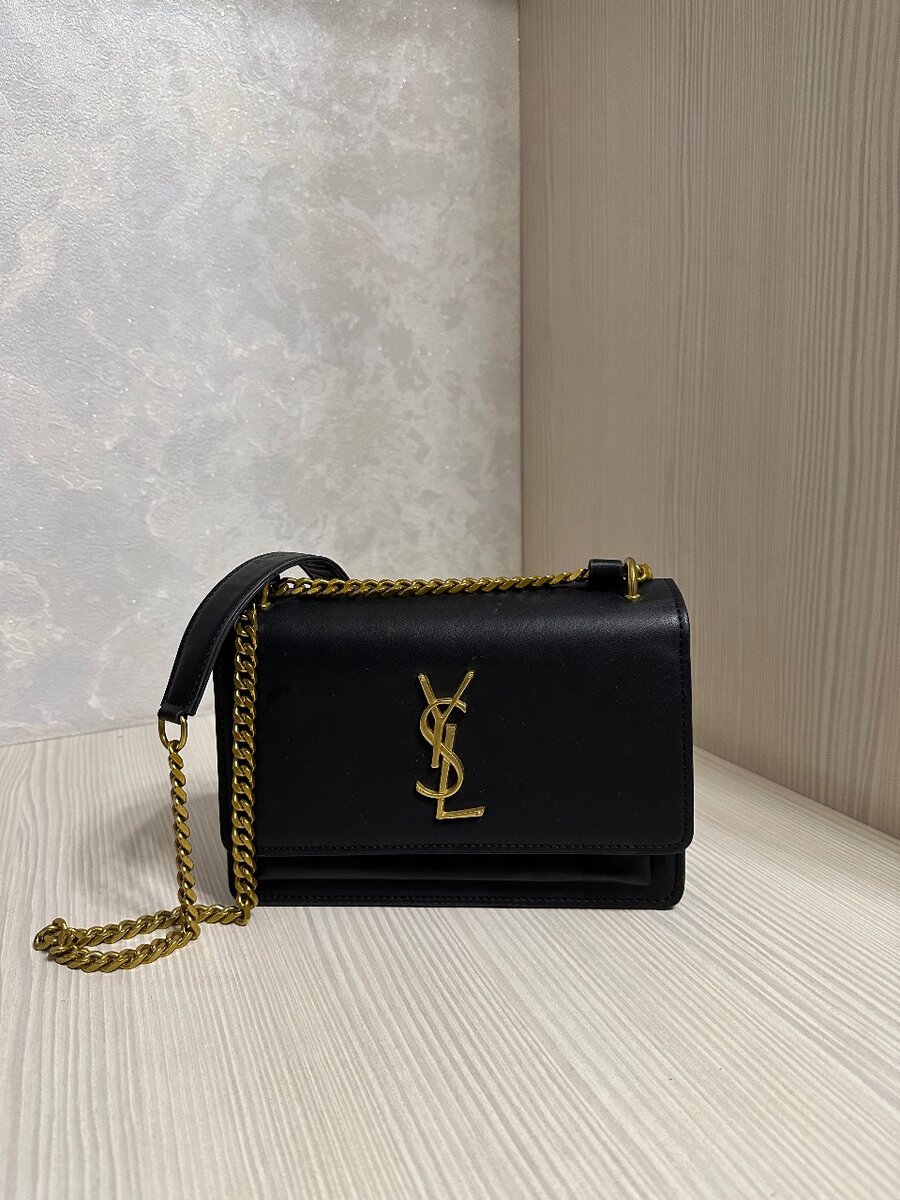 Черная сумка, под YSL люкс качество