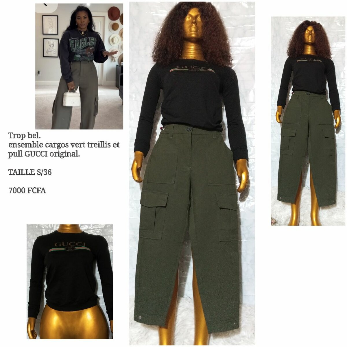 Ensemble Cargo Femme Chic