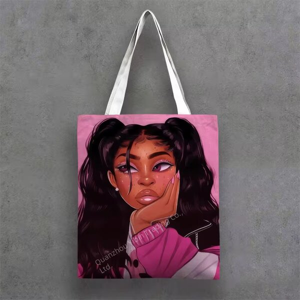 Sac cabas fille motif