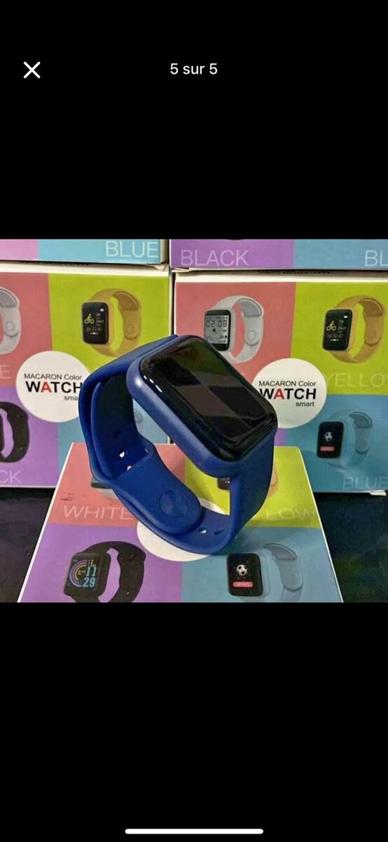 Montre Intelligente Multicolore