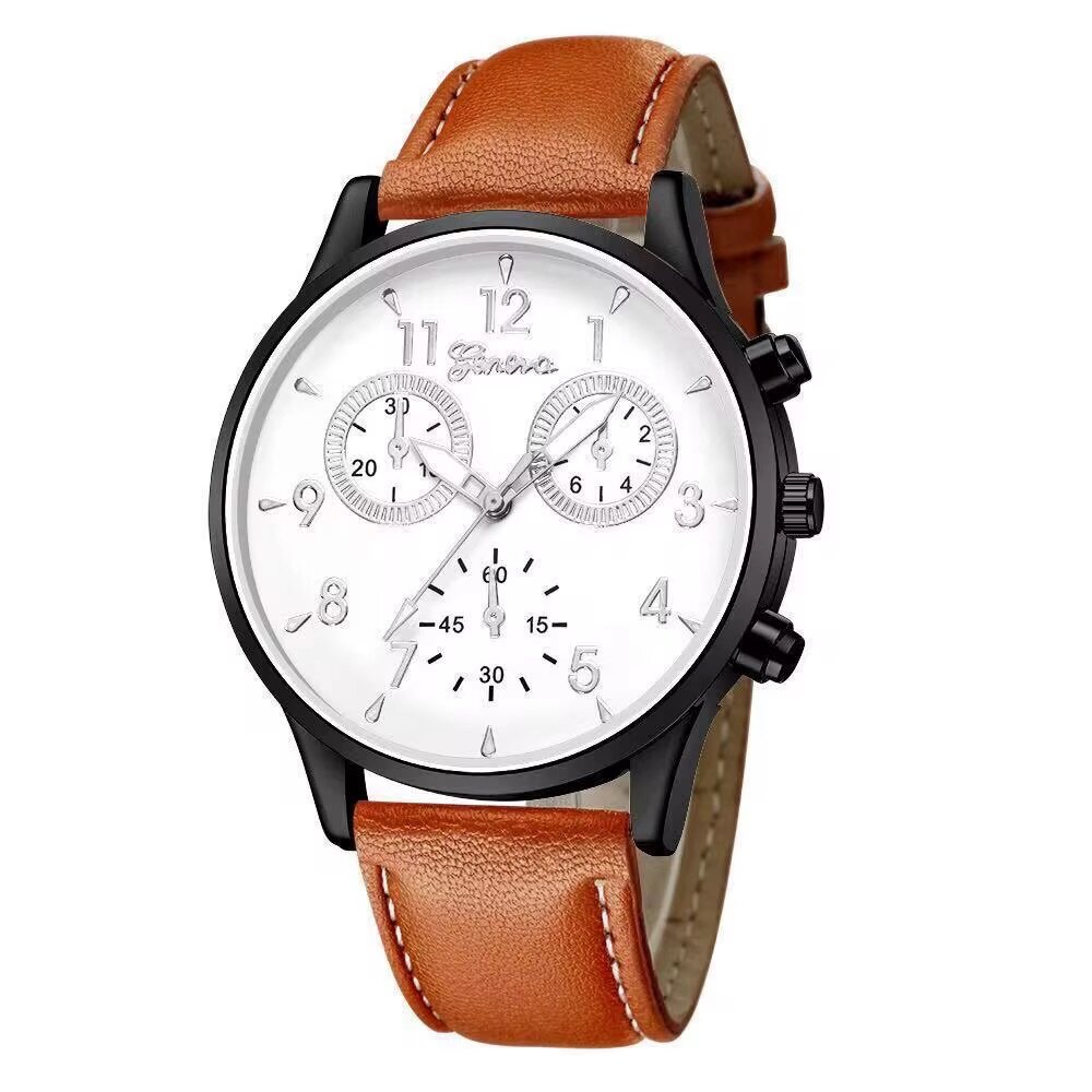 Montre Homme Élégante en Cuir