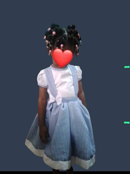 Robe Carreaux Bleus scolaire