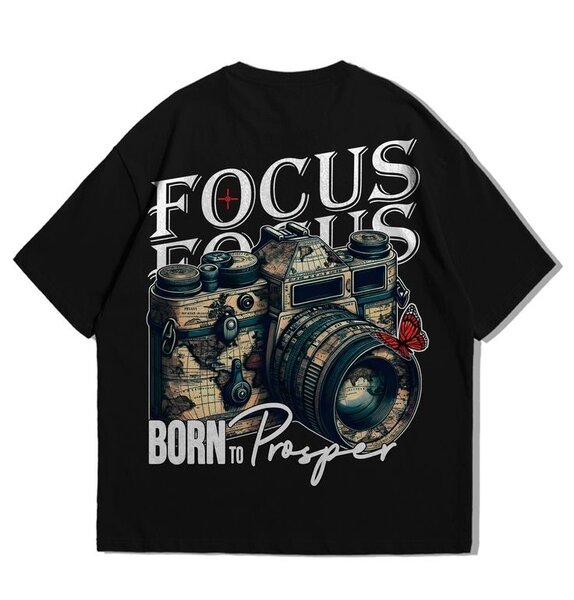T-shirt imprimé "Focus"