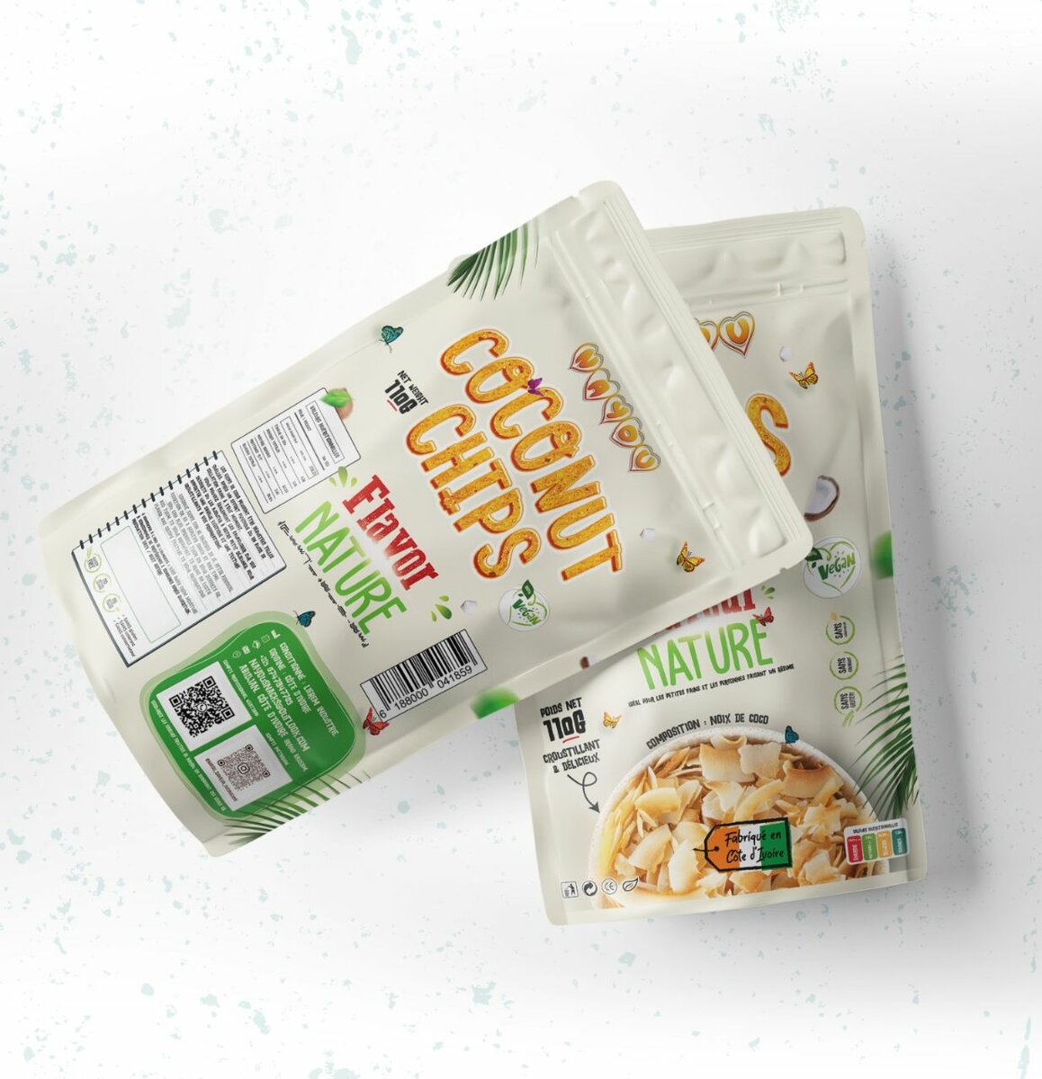 Chips de coco nature