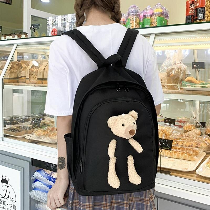 Sac à dos peluche mode élégant