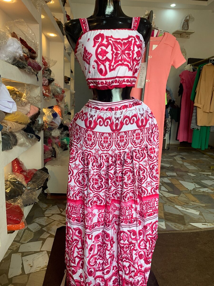 Robe estivale sans manches bohème