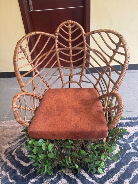 Elegant Woven Rattan Chair Set