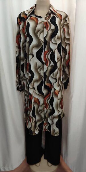 Tunique longue imprimée élégante