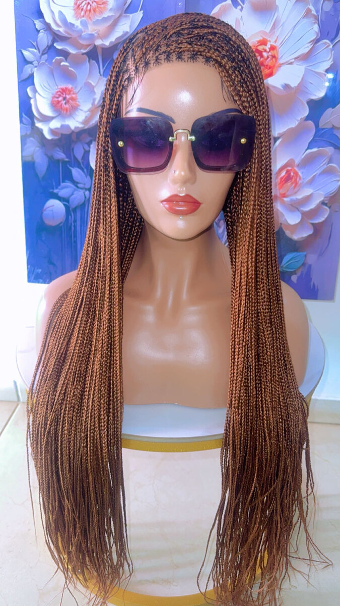 Perruque Tressée Longue Élégante