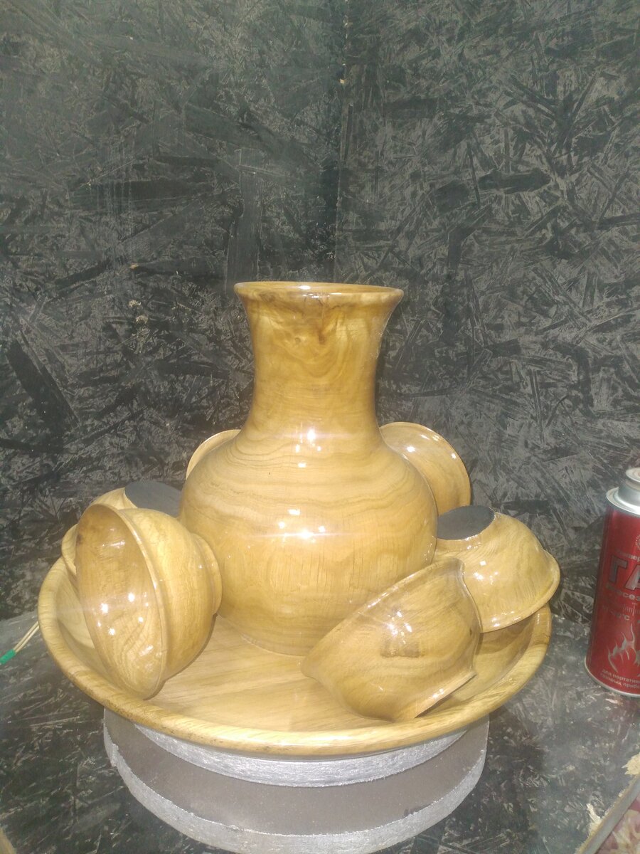 Деревянная посуда.N5. Кумысный набор.