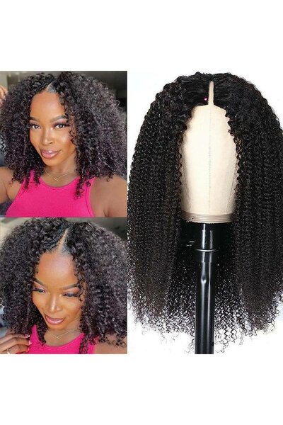 Demi-perruque naturelle courte