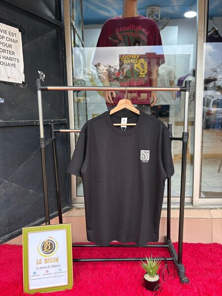 T-shirt Noir Unisexe